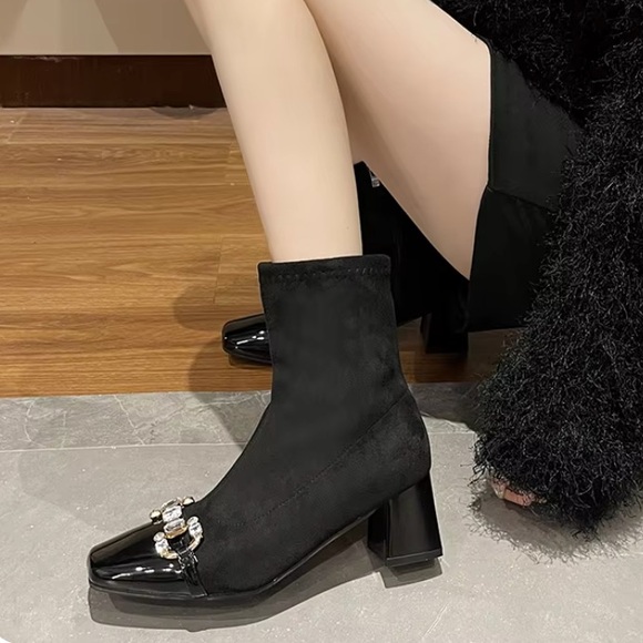 🆕 Vintage Patent Ankle Boots - Picture 14 of 15